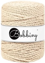 Bobbiny 3PLY Macrame Rope 5 mm 100 m Golden Warm Beige Cordon