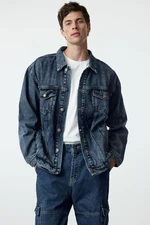 Trendyol Light Blue Regular Light Blue Men's Oversize Denim Jeans Jacket