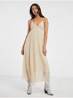 Beige women's maxi dress ONLY Phoenix - Women