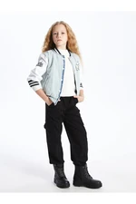 LC Waikiki Girls' Cargo Jogger Pants with Elastic Waist