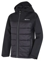 Children's softshell filled jacket HUSKY Swany K black