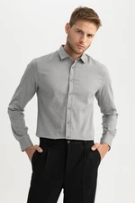 DEFACTO Slim Fit Long Sleeve Shirt