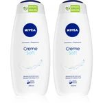 NIVEA Creme Soft pečující sprchový gel výhodné balení 2 x 500 ml