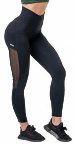 Nebbia High-Waist Mesh Black S Fitness spodnie