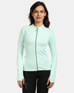 Women's sports sweatshirt without hood Kilpi LAJEN-W Menthol