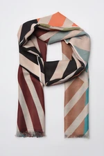 Trendyol Brown Patterned Shawl