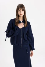 DEFACTO College Collar Bomber Cardigan