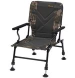 Prologic křeslo avenger relax camo chair w/armrests covers