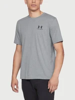 Under Armour UA M Sportstyle LC SS Triko Šedá