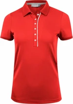 Kjus Womens Sia S/S Cosmic Red 40 Polo košile