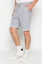 Trendyol Shorts - Gray - Normal Waist