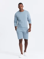 Ombre Men's sweatshirt set sweatshirt + shorts