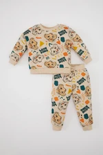 DEFACTO Baby Boy Disney Lion King Sweatshirt Sweatpants Set of 2