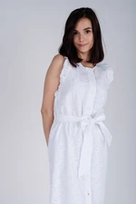 Tommy Hilfiger Dress - RUBI EMB DRESS NS white