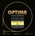 Optima 2399.M 24K Gold Strings Medium Scale Medium Struny do gitary basowej