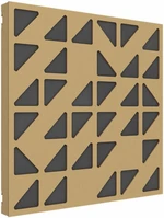 Vicoustic VicPattern Ultra Triangles Metallic Gold Diffusor