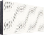 Mega Acoustic FiberPRO120 SineWave White/Black Absorbent Holzplatte