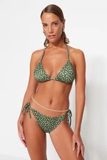 Trendyol Polka Dot Triangle Tie Triangle Bikini Set