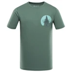 Men's organic cotton t-shirt ALPINE PRO EKK myrtle variant pa