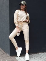 Women's classic sweatshirt CASUALVIBE cream Dstreet