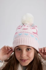 DEFACTO Girl&#39;s Pompom Knitwear Beret