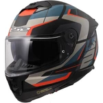 Moto přilba LS2 FF808 Stream II Road Matt Black Blue  L (59-60)