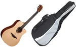 LAG T70DC SET Natural Satin Guitare acoustique