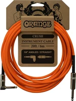 Orange CA037 6 m Gerade Klinke - Winkelklinke Instrumentenkabel