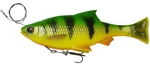 Savage gear gumová nástraha 4d line thru pulse tail roach firetiger-18 cm 90 g