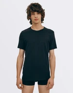 Organic Basics Core Slim Tee 2-Pack Black / Black M