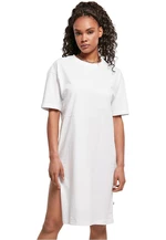 Women's dress with slit white
