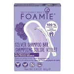 FOAMIE Tuhý šampon pro blond a odbarvené vlasy Silver Linings Shampoo Bar 80 g