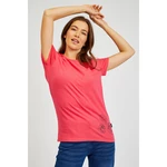 Dark pink women's T-shirt SAM 73 Bethany