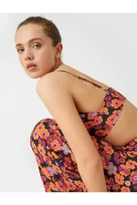 Koton Floral Bustier with Straps