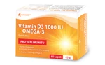 Noventis Vitamín D3 1000 IU + Omega-3 60 kapslí