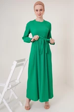 Bigdart 1525 Knitted Hijab Dress - Green