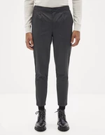 Dark grey men's cropped trousers Celio Asospi