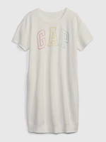 GAP Dětské tričkové šaty s logem - Holky