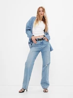 GAP Jeans '90s luźny wysoki stan organiczny - Kobieta