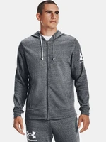 Under Armour Sweatshirt RIVAL TERRY FZ HD-GRY - Men's