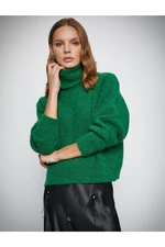 Koton Melis Ağazat X - Soft Textured Turtleneck Sweater