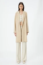 Koton Beige Women's Trench Coat