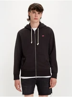 Levi&#39;s Black Mens Sweatshirt Levi&#39;s® New Original Zip Up Meteorite - Men