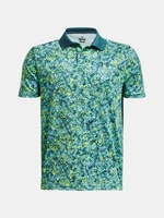 Under Armour T-Shirt UA Perf Floral Speckle Polo-GRN - Boys