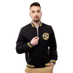 Men's Quilted Baseball Jacket GLANO - Black