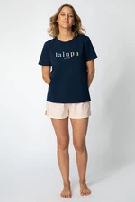 LaLupa Woman's T-shirt LA109 Navy Blue