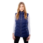 Women's quilted vest GLANO - dark blue