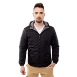 Men's Double-sided Jacket GLANO - Black