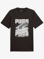 Black Men's T-Shirt Puma Sneaker - Men