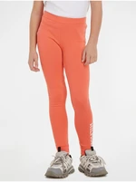 Coral Girls' Leggings Tommy Hilfiger - Girls